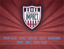 Tablet Screenshot of cherokeeimpact.com